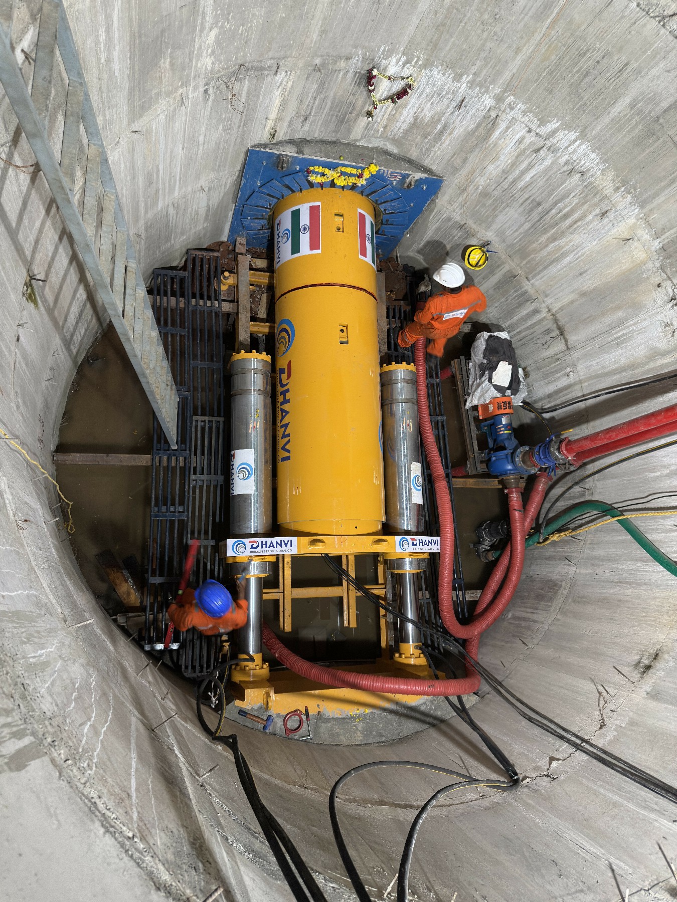 Hard rock underground utility installation