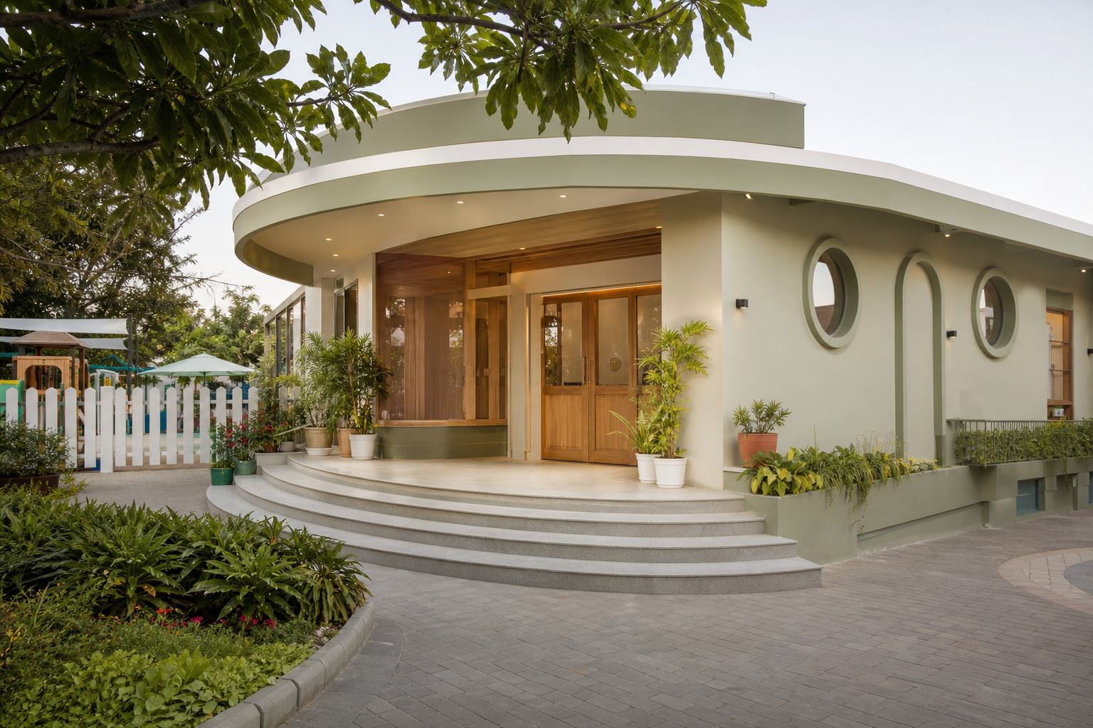 Little Steps Preschool campus in Gerugambakkam, Chennai