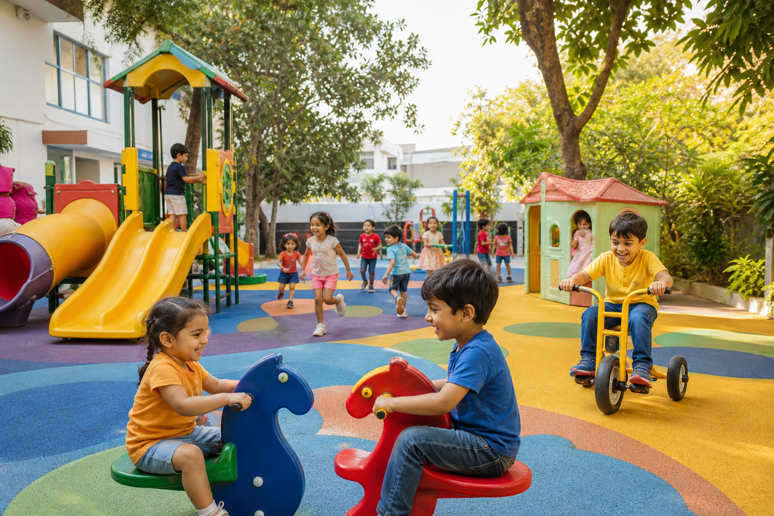 Safe playground equipment