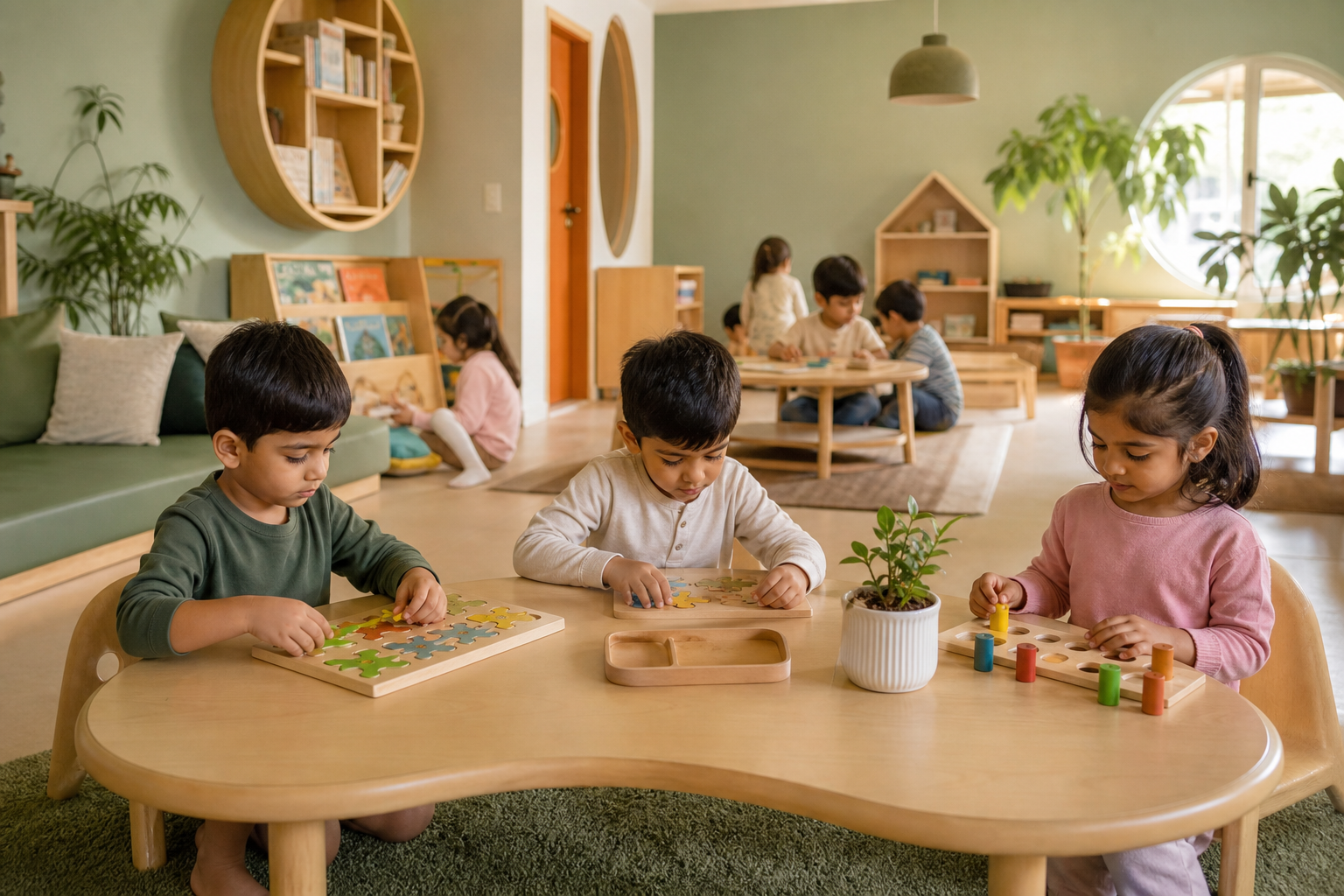 Nursery program at Little Steps Preschool Chennai