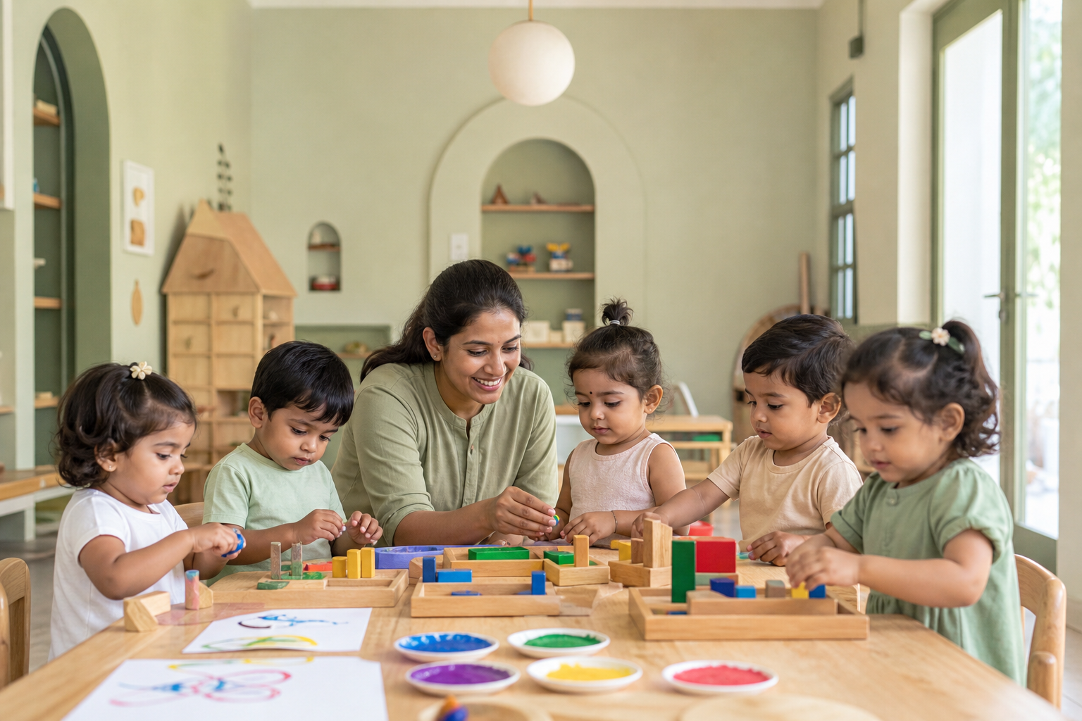 Playgroup program at Little Steps Preschool Chennai